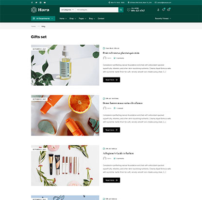 Hara - Elementor Marketplace WooCommerce Theme
