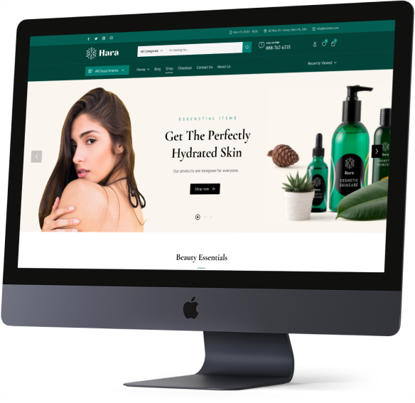 Hara - Beauty and Cosmetics Shop WooCommerce Theme