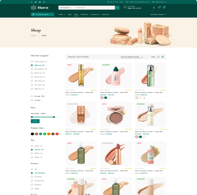 Hara - Elementor Marketplace WooCommerce Theme